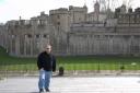 in front of the Tower of London